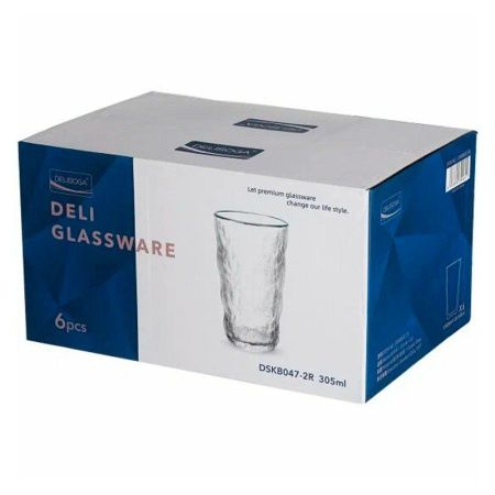 Стаканы набор 6шт 300мл стекло DSKB047-2R (8)