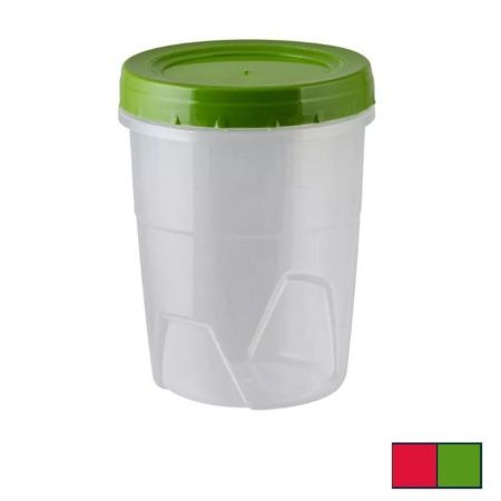 Контейнер пищевой 600мл 100*100*130мм пластик с завинчивающейся крышкой (32)