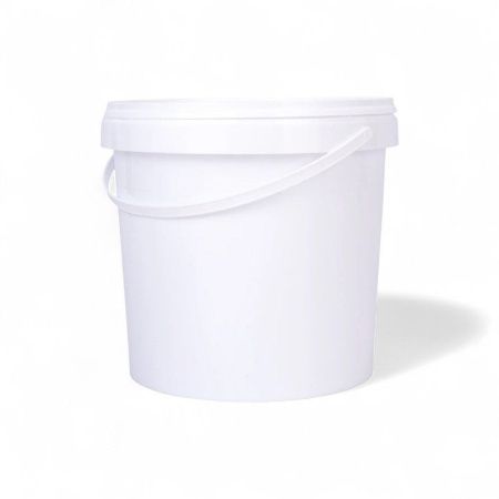 Ведро 3л пластик белое с крышкой