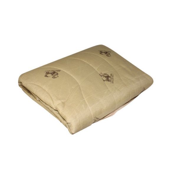 Одеяло 1,5сп облегченное заменитель овечьей шерсти 140*205см (пл.150) (5)