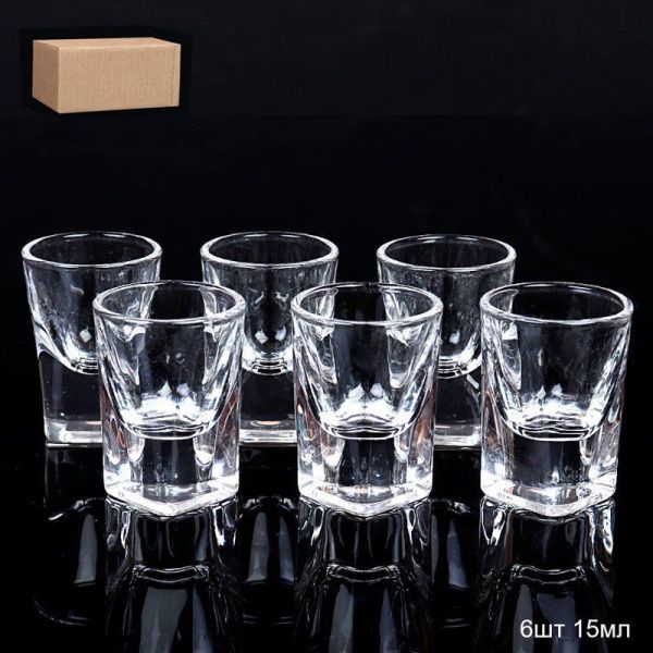 Стопки набор 6шт 15мл стекло BХ-12 (48)