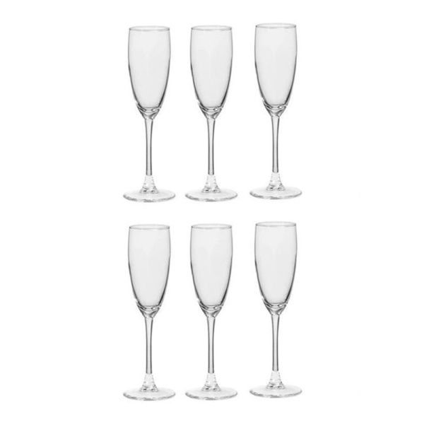 Бокалы для шампанского набор 6шт 170мл стекло ЭТАЛОН 01977 (4)