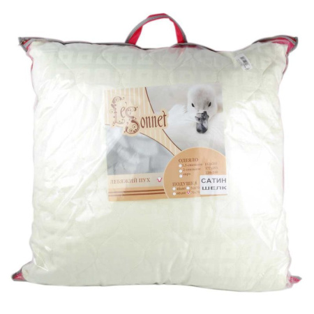 Подушка 70*70см заменитель лебяжьего пуха микрофибра (5)