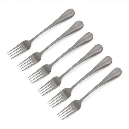 Вилки столовые набор 6шт 20,5*2,5см 43гр нерж.сталь ОПТИМА JC-15944 (100)