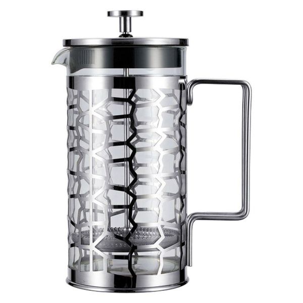 Френч-пресс 600мл нерж.сталь/стекло Franco (12)