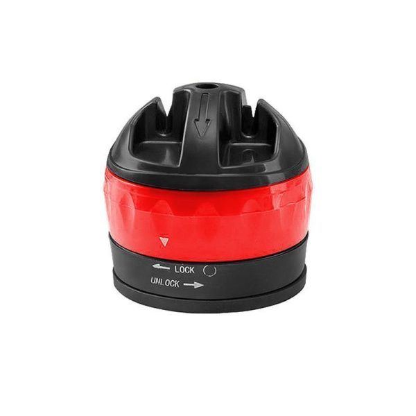 Точилка для ножей на присоске 6,5*6,5см металл/пластик IRH-541 (200)