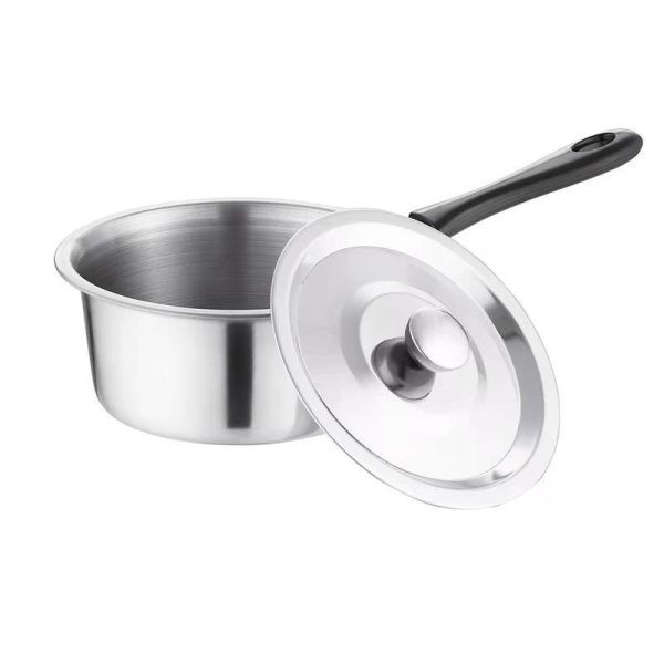 Ковш 2,125л нерж.сталь мет.крышка 20см (80)