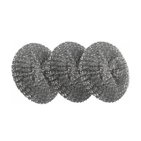 Губка для посуды металл 3шт (30)