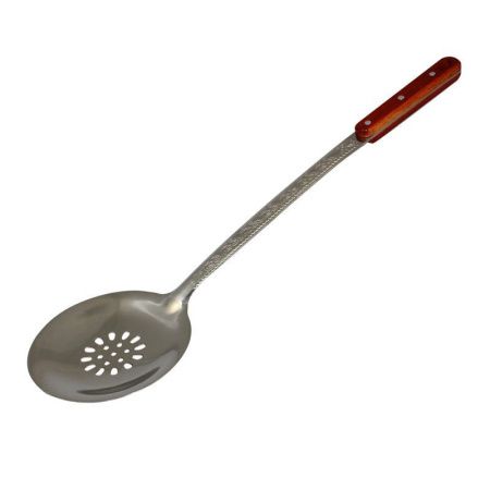 Шумовка 47см металл с деревянной ручкой