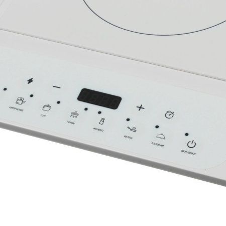 Плитка индукционная стеклокерам. Centek CT-1514 белая 3500Вт, 8мощн, 7прогр,таймер, LED-дисплей (2)