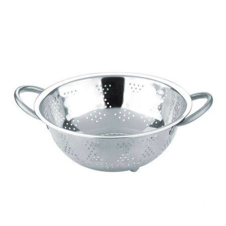 Дуршлаг 22см нерж.сталь с 2-мя ручками (100)