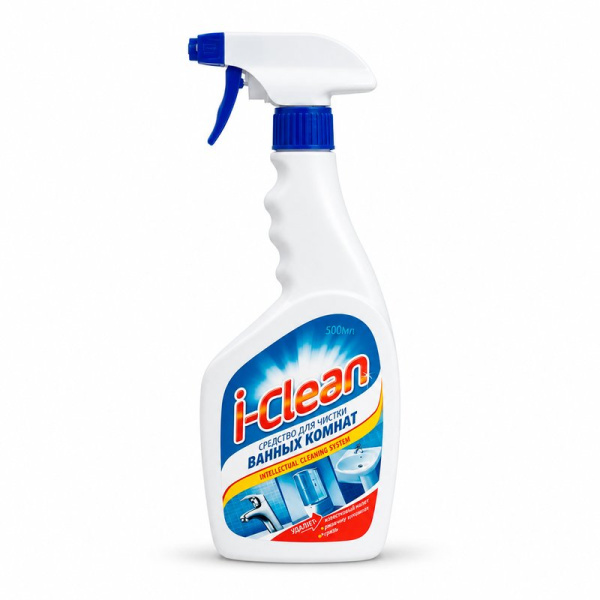 Средство для чистки акриловых ванн 500мл I-CLEAN (12)