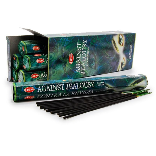 Благовония шестигранник 20 палочек HEM Against Jealosy От сглаза 186AGJ (6)