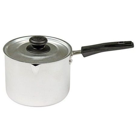 Ковш 1л алюминий КЛАССИКА пл.ручка мет.крышка (20)