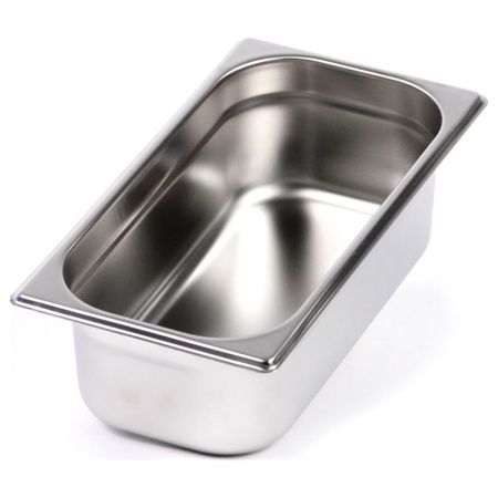 Гастроемкость 0,8мм нерж.сталь 1/3*4" 327*176*100мм без крышки 813-4 (12/6)