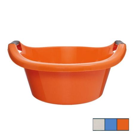 Таз 30л пластик ЛЮКС круглый (8)