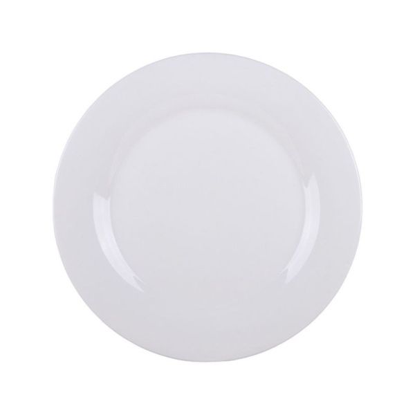 Тарелка мелкая 25,5см керамика ОБЩЕПИТ обеденная SRHT007 (36)