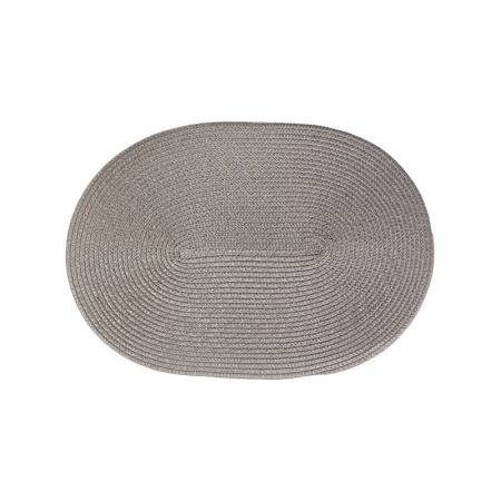 Салфетка сервировочная 30*45см пластик бежевая овальная JC-15247 (300)