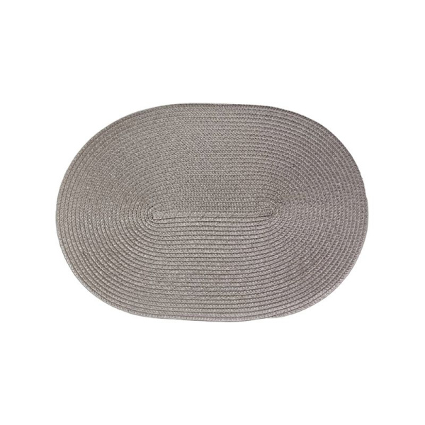 Салфетка сервировочная 30*45см пластик бежевая овальная JC-15247 (300)