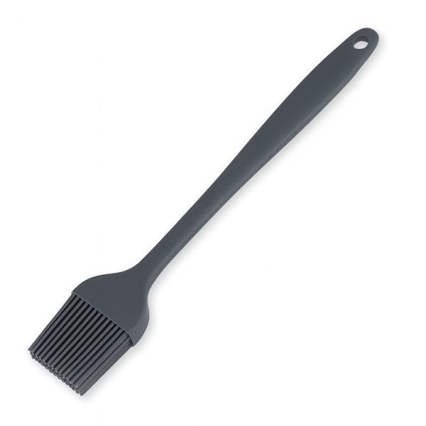Кисточка кулинарная 21см силикон ГРЕЙ WRF-108 (400)