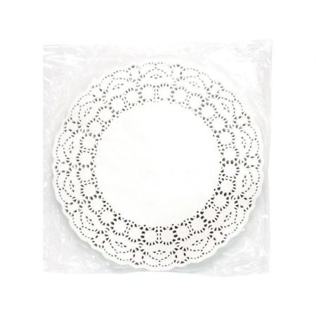 Салфетки сервировочные набор 250шт 36см бумага ажурная (4)