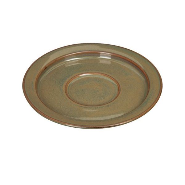 Блюдце 16см фарфор GOURMET COLORE сине-зеленый [LQ-QK15187B-YB001] (6)