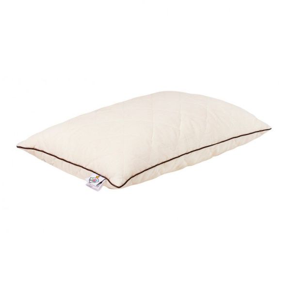 Подушка детская 40*60 Наше сокровище шерст. волокно/сатин 100%хлопок, в сумке (2022)  (10)