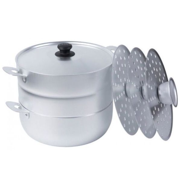 Мантоварка 3 уровневая 4,5л  алюминий (1)