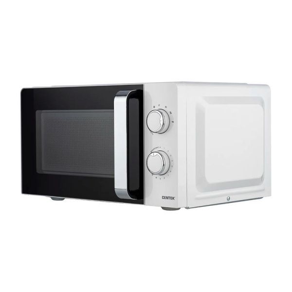 Печь микроволновая Centek CT-1575 белая 700Вт, мех.управление, таймер 30мин, 20л (1)