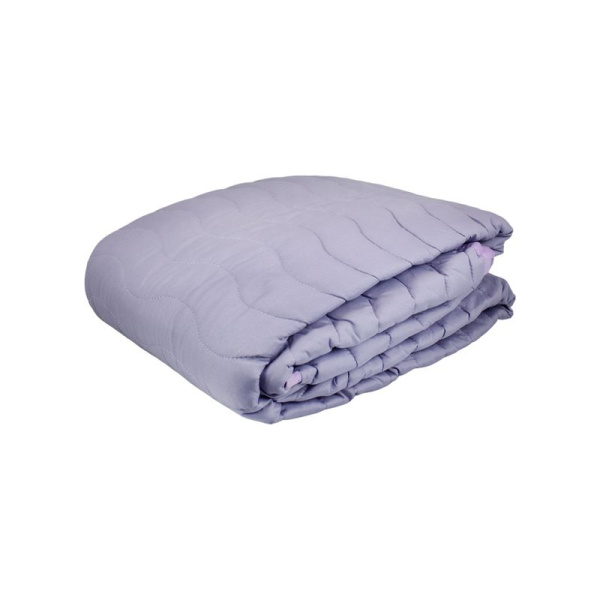 Покрывало 180*217 микрофибра однотонное стеганное Сирень 16-3812