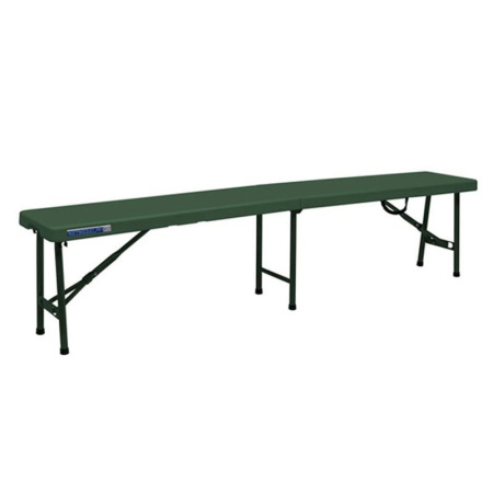 Скамья-книжка пластик 184,7*31*44см зеленая (maх нарг. 260кг) ССК180 (2)