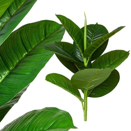 Цветы искусственные Фикус 50см пластик N715-762 (100)