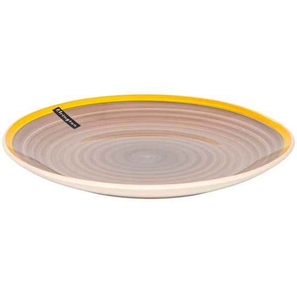 Тарелка мелкая 27см керамика Аэрография ПОЛДЕНЬ обеденная 139-23097 (6/24) ВЫВОД