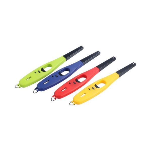 Зажигалка газовая, многораз.заправка, блок.кнопки поджига, регулятор уровня пламени IR-9059  (120)