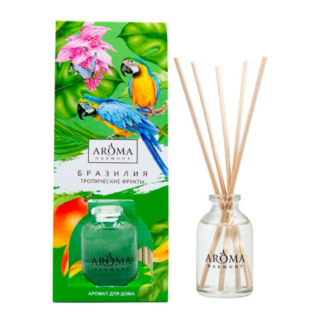 Аромадиффузор 30мл Aroma Harmony БРАЗИЛИЯ Тропические фрукты AH10504 (10)
