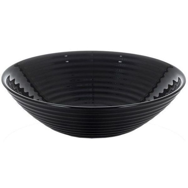 Салатник 20см стеклокерамика АРЕНА БЛЭК средний 57956 (24)