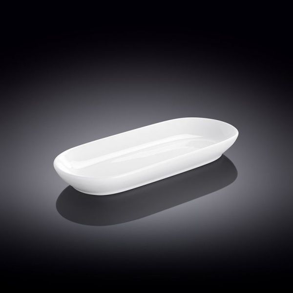 Блюдо 14*7,5см фарфор прямоугольное WL-992401/A (12/96)