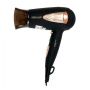 Фен складной пластик DELTA LUX DL-0935 черно-золотой 1400Вт (24)