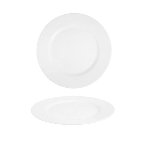 Тарелка мелкая 26,5см стеклокерамика ДИРЕКТОР БЕЛЫЙ обеденная N5017 (24)