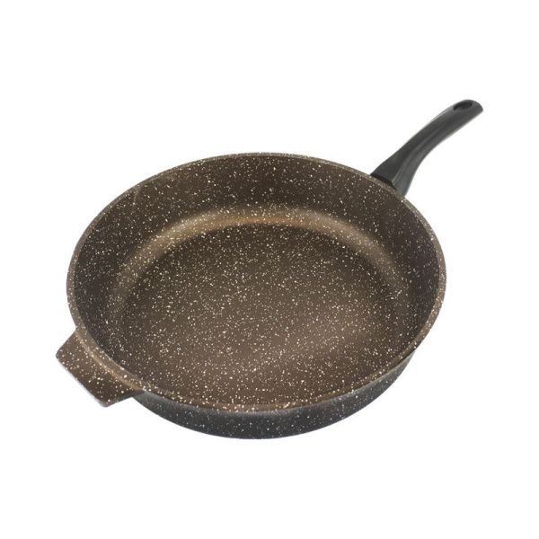 Сковорода 30см алюминий АП Granit Perfection  chocolate с несъемной ручкой (8)