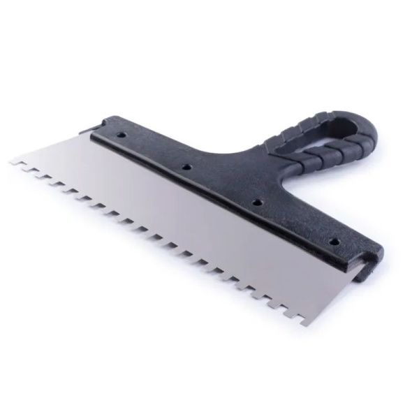 Шпатель зубчатый с антикорр.покр 6*6мм 250мм (25)