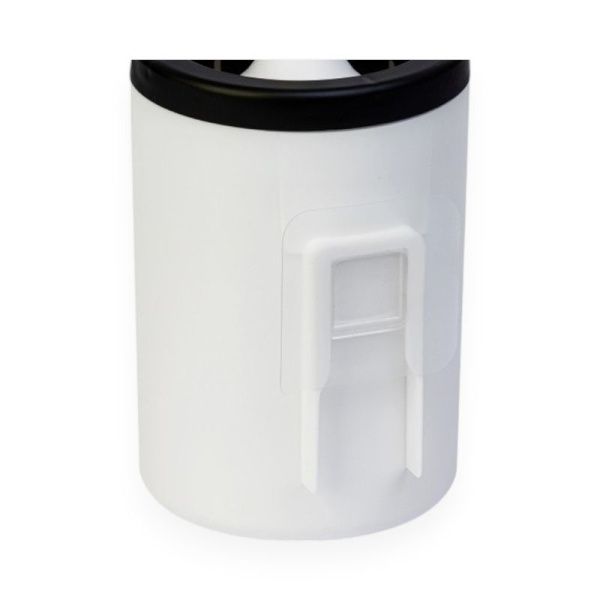 Ершик туалетный гибкий пластик белый (15)