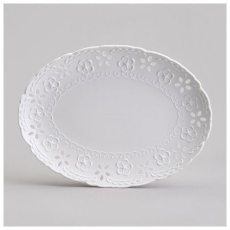 Блюдо 35,5см фарфор Style овальное (8)