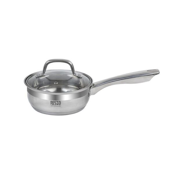 Ковш 1,4л h6,5см нерж.сталь LIBRA со стекл.крышкой 16см (6)