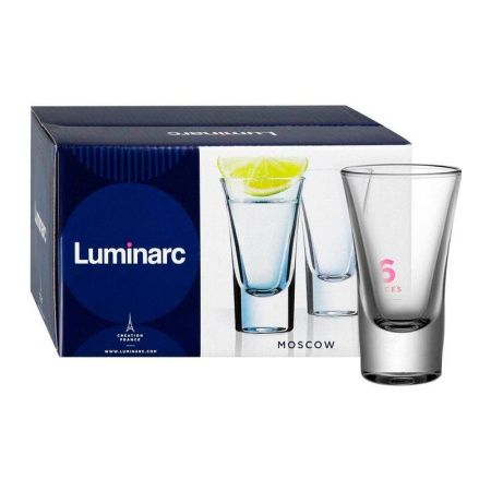 Стопки набор 6шт 50мл стекло МОСКВА (4)