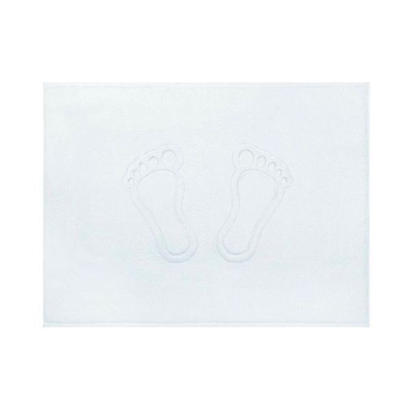 Коврик в ванную хлопок махровый 50*70см белый 550гр м7743 S