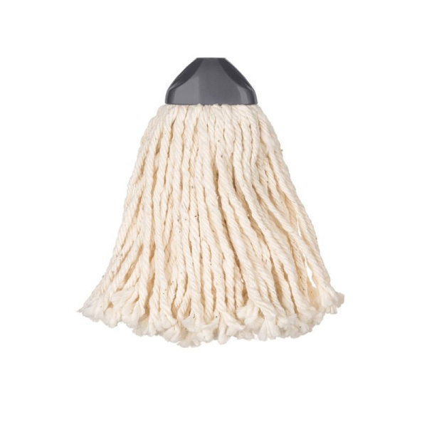 Насадка для швабры веревочная хлопок 100г МОП Grenada Миди серый/черный (20) 221225535/01