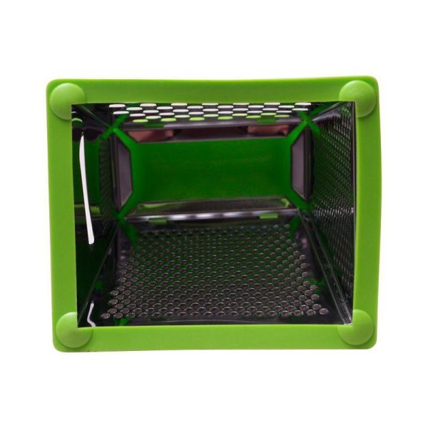 Терка 4 гранная 22см нерж.сталь с пласт.ручкой на антискользящей основе (12/72)