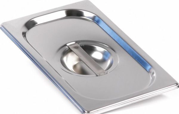 Крышка на гастроемкость 0,8мм 265*164мм нерж.сталь для GN 1/4 814-L