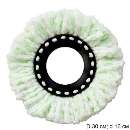 Насадка для швабры веревочная микрофибра для комплекта МОП с центрифугой D30см d16см T-01 (300)